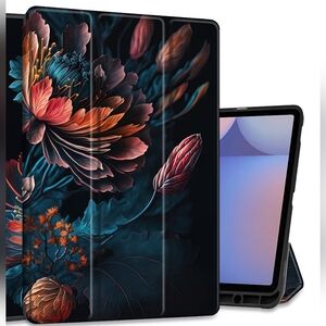NEW Amazon Case Samsung Galaxy Tab A9 Plus 11 2023 Floral S Pen Trifold Cover